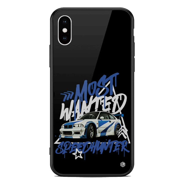 Most Wanted Speedhunter Series Soft Phone Case - Premium Glass Case - iPhone XS Max