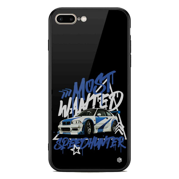 Most Wanted Speedhunter Series Soft Phone Case - Premium Glass Case - iPhone 8 Plus / 7 Plus