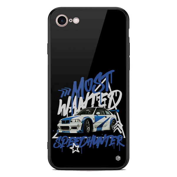 Most Wanted Speedhunter Series Soft Phone Case - Premium Glass Case - iPhone 8 / 7