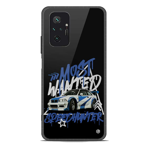 Most Wanted Speedhunter Series Soft Phone Case - Premium Glass Case - Xiaomi Redmi Note 10 Pro Max