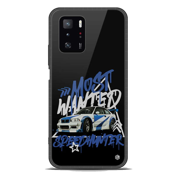 Most Wanted Speedhunter Series Soft Phone Case - Premium Glass Case - Xiaomi Redmi Note 10 Pro 5G