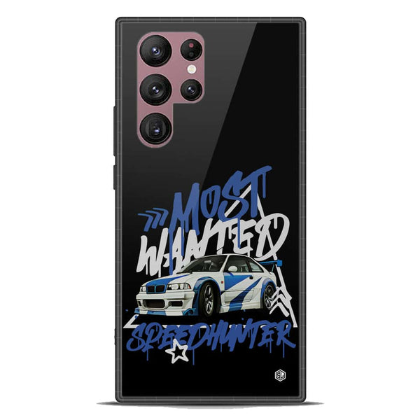 Most Wanted Speedhunter Series Soft Phone Case - Premium Glass Case - Samsung Galaxy S22 Ultra 5G