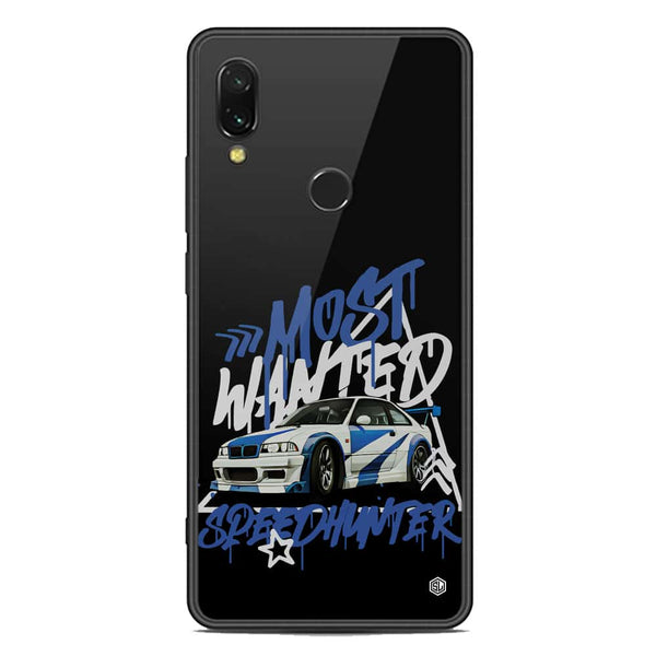 Most Wanted Speedhunter Series Soft Phone Case - Premium Glass Case - Xiaomi Redmi 7