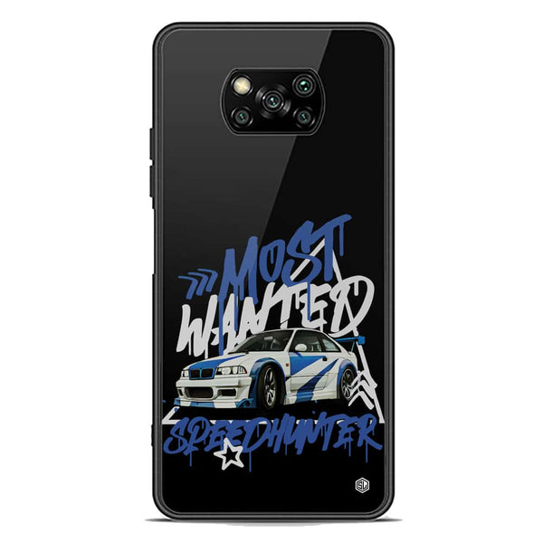 Most Wanted Speedhunter Series Soft Phone Case - Premium Glass Case - Xiaomi Poco X3 Pro