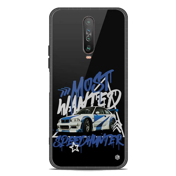 Most Wanted Speedhunter Series Soft Phone Case - Premium Glass Case - Xiaomi Poco X2