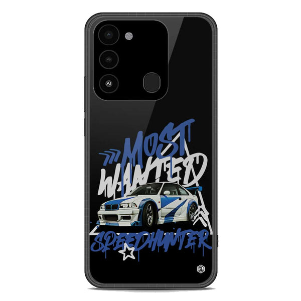 Most Wanted Speedhunter Series Soft Phone Case - Premium Glass Case - Tecno Spark 8C