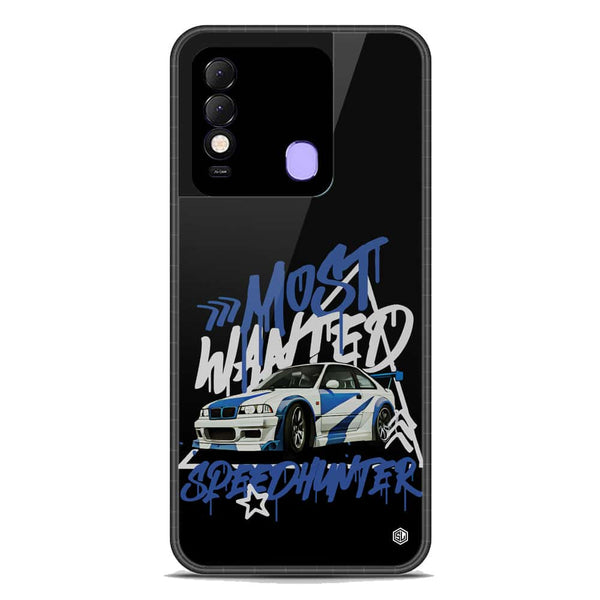 Most Wanted Speedhunter Series Soft Phone Case - Premium Glass Case - Tecno Spark 8