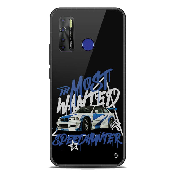 Most Wanted Speedhunter Series Soft Phone Case - Premium Glass Case - Tecno Spark 5 pro