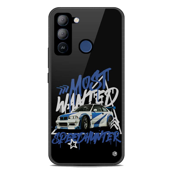 Most Wanted Speedhunter Series Soft Phone Case - Premium Glass Case - Tecno Pop 5 LTE