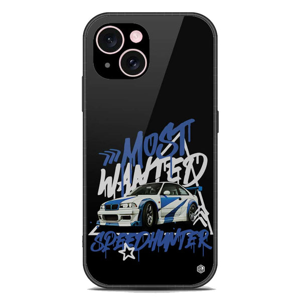 Most Wanted Speedhunter Series Soft Phone Case - Premium Glass Case - iPhone 15 Plus