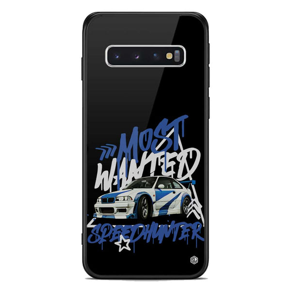 Most Wanted Speedhunter Series Soft Phone Case - Premium Glass Case - Samsung Galaxy S10 5G