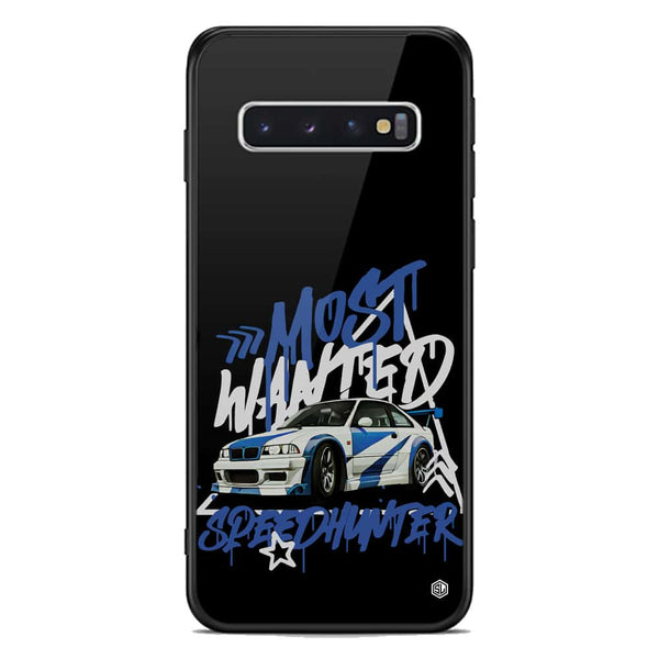 Most Wanted Speedhunter Series Soft Phone Case - Premium Glass Case - Samsung Galaxy S10