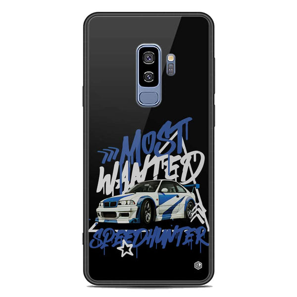Most Wanted Speedhunter Series Soft Phone Case - Premium Glass Case - Samsung Galaxy S9 Plus