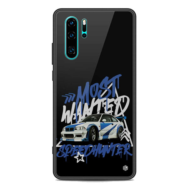 Most Wanted Speedhunter Series Soft Phone Case - Premium Glass Case - Huawei P30 Pro