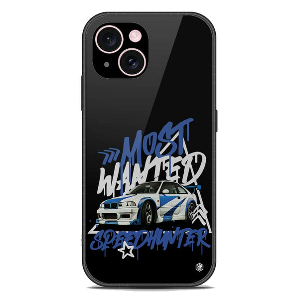 Most Wanted Speedhunter Series Soft Phone Case - Premium Glass Case - iPhone 15
