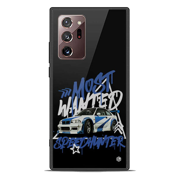 Most Wanted Speedhunter Series Soft Phone Case - Premium Glass Case - Samsung Galaxy Note 20 Ultra