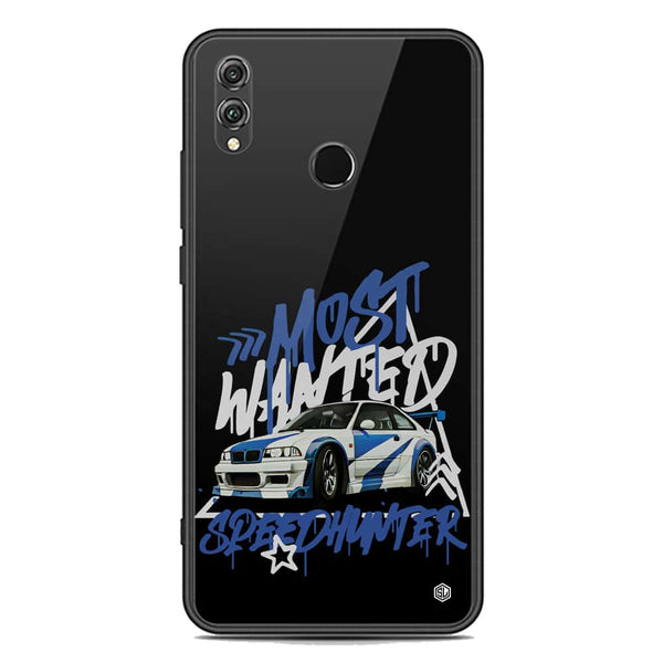 Most Wanted Speedhunter Series Soft Phone Case - Premium Glass Case - Huawei Honor 8X