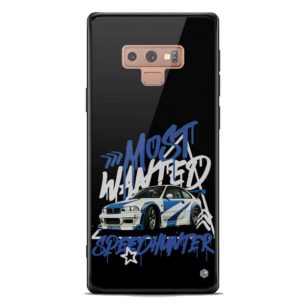 Most Wanted Speedhunter Series Soft Phone Case - Premium Glass Case - Samsung Galaxy Note 9