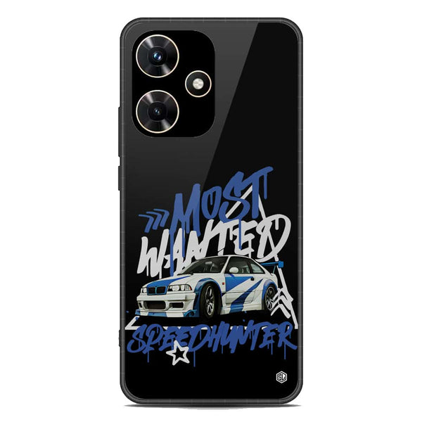 Most Wanted Speedhunter Series Soft Phone Case - Premium Glass Case - Infinix Hot 30i