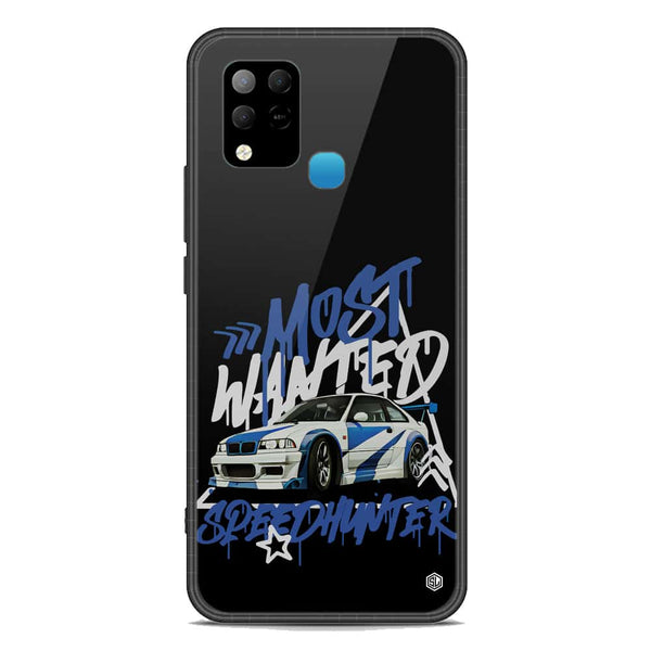 Most Wanted Speedhunter Series Soft Phone Case - Premium Glass Case - Infinix Hot 10S