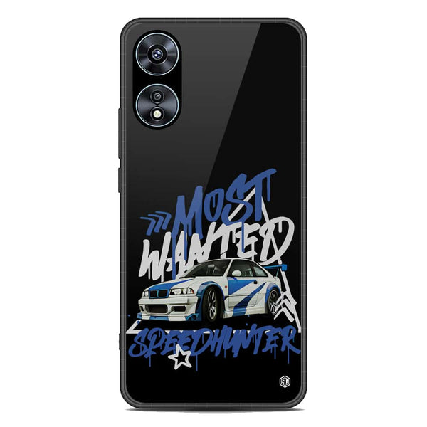 Most Wanted Speedhunter Series Soft Phone Case - Premium Glass Case - Oppo A58 4G