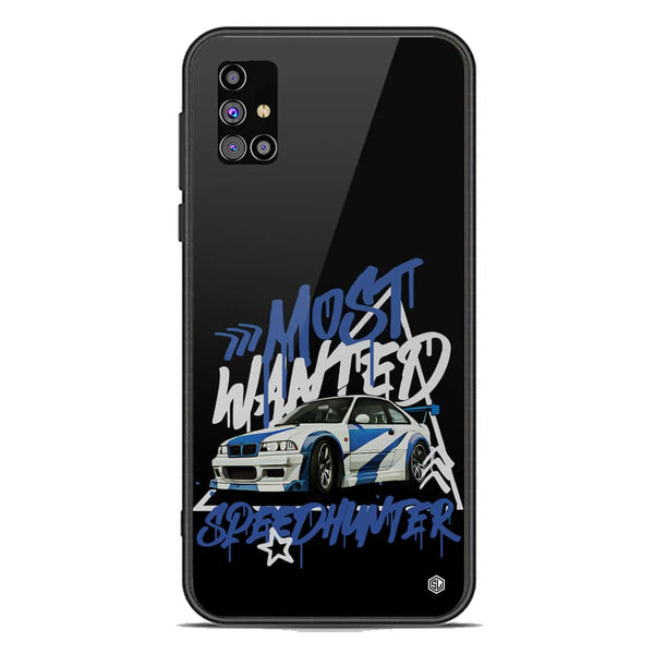 Most Wanted Speedhunter Series Soft Phone Case - Premium Glass Case - Samsung Galaxy M31s