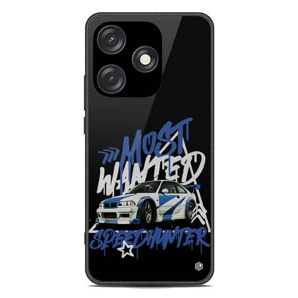 Most Wanted Speedhunter Series Soft Phone Case - Metal Case - Tecno Spark 10 4G