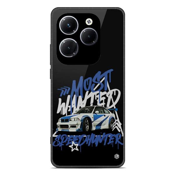 Most Wanted Speedhunter Series Soft Phone Case - Metal Case - Infinix Hot 40