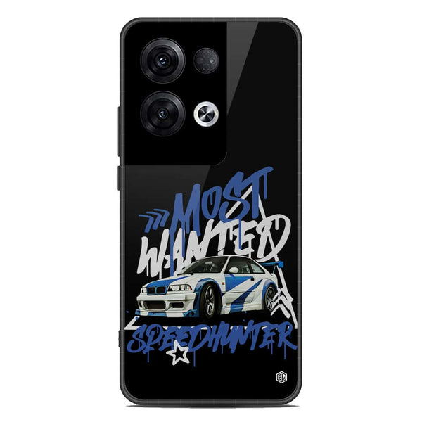 Most Wanted Speedhunter Series Soft Phone Case - Metal Case - Oppo Reno 8 Pro Plus