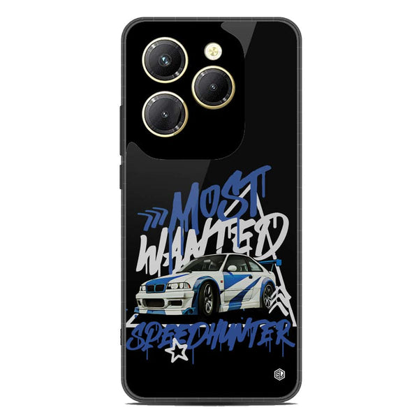 Most Wanted Speedhunter Series Soft Phone Case - Metal Case - Infinix Hot 40 Pro
