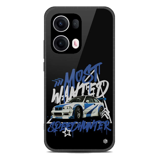 Most Wanted Speedhunter Series Soft Phone Case - Metal Case - Oppo Reno 13 Pro