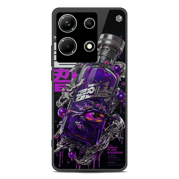 Chromatic Tales Series Soft Phone Case - Premium Glass Case - Design 1 - Infinix Note 30