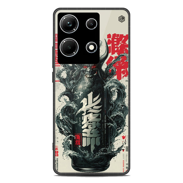 Chromatic Tales Series Soft Phone Case - Premium Glass Case - Design 3 - Infinix Note 30