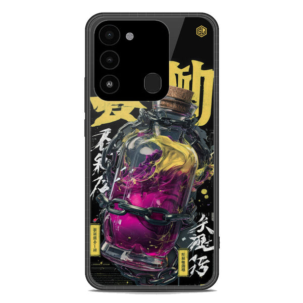 Chromatic Tales Series Soft Phone Case - Premium Glass Case - Tecno Spark 8C