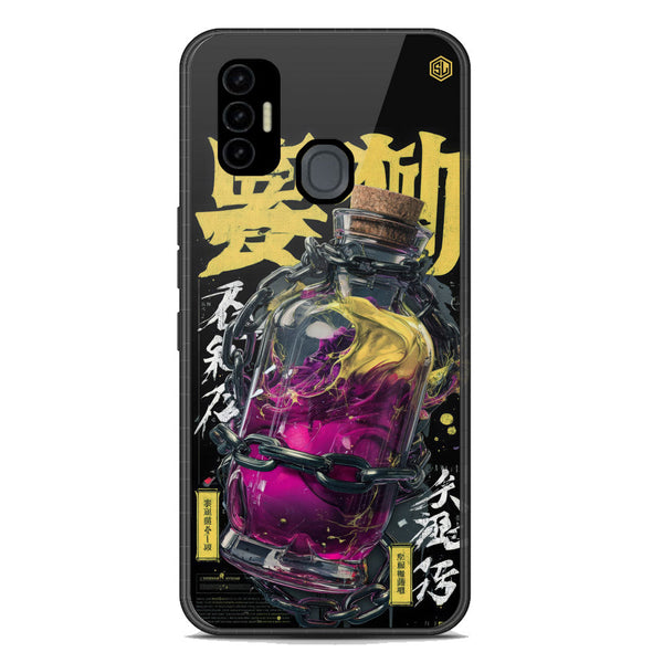 Chromatic Tales Series Soft Phone Case - Premium Glass Case - Tecno Spark 7