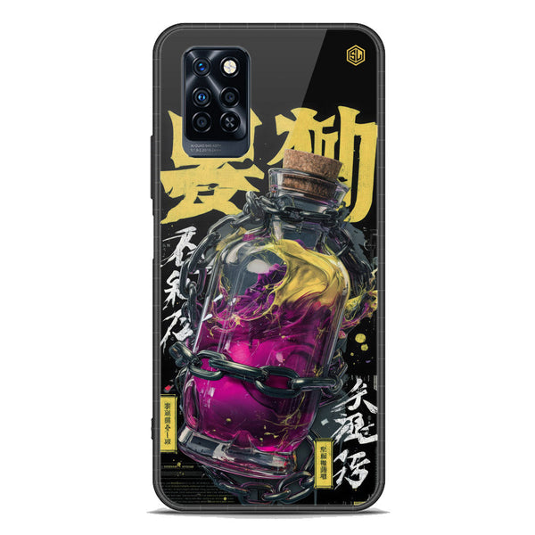 Chromatic Tales Series Soft Phone Case - Premium Glass Case - Infinix Note 10 Pro