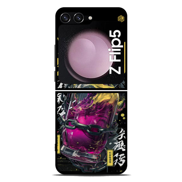 Chromatic Tales Series Soft Phone Case - Metal Case - Samsung Galaxy Z Flip 5 5G