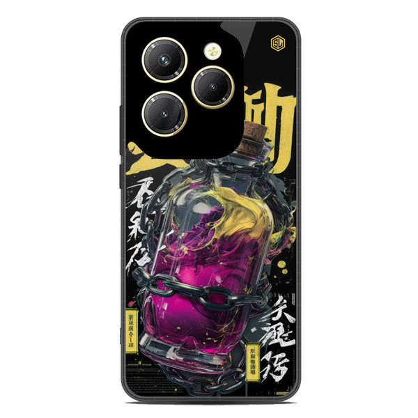 Chromatic Tales Series Soft Phone Case - Metal Case - Infinix Hot 40 Pro