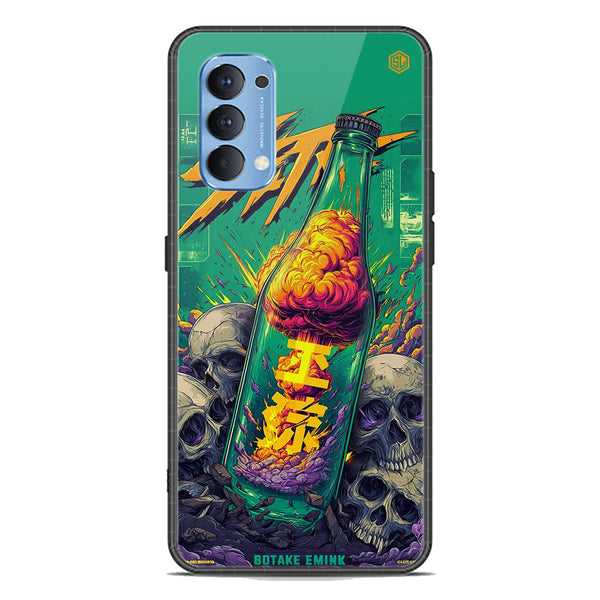 Chromatic Tales Series Soft Phone Case - Premium Glass Case - Oppo Reno 4