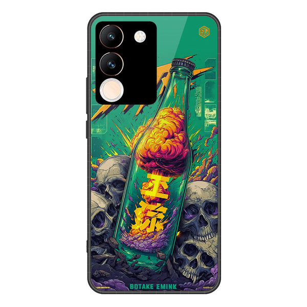 Chromatic Tales Series Soft Phone Case - Premium Glass Case - Vivo V29e