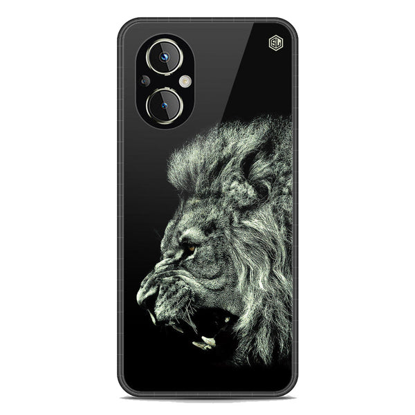 Shadow King Design Soft Phone Case - Premium Glass Case - Oppo Reno8 Lite
