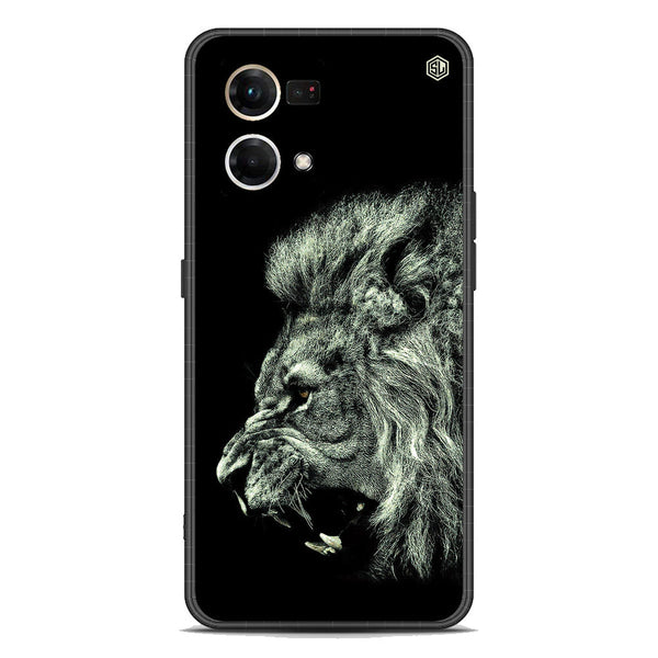 Shadow King Design Soft Phone Case - Premium Glass Case - Oppo Reno 8 4G