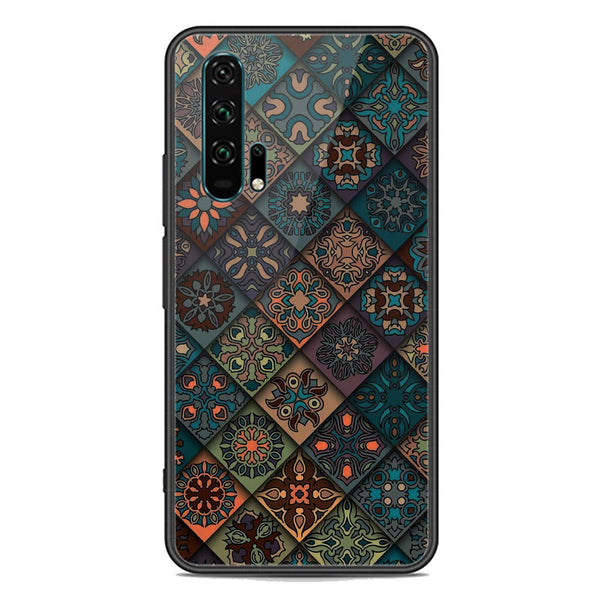 Timeless Mosaic Design Soft Phone Case - Premium Glass Case - Honor 20