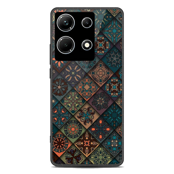 Timeless Mosaic Design Soft Phone Case - Premium Glass Case - Infinix Note 30