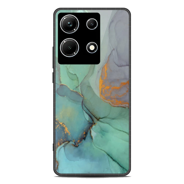 Aqua Marble Design Soft Phone Case - Premium Glass Case - Infinix Note 30