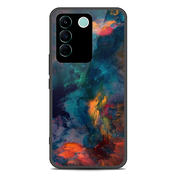 Mistic Smoke Design Soft Phone Case - Premium Glass Case - Vivo V27e