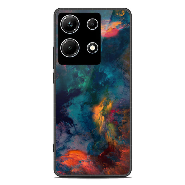 Mistic Smoke Design Soft Phone Case - Premium Glass Case - Infinix Note 30