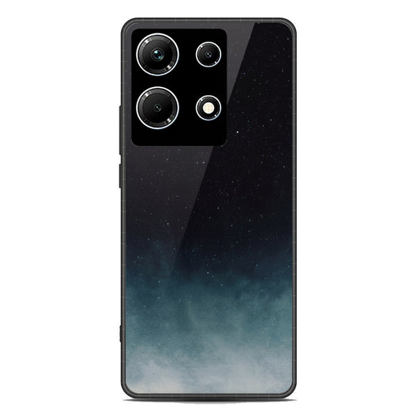 Starry Night Design Soft Phone Case - Premium Glass Case - Infinix Note 30