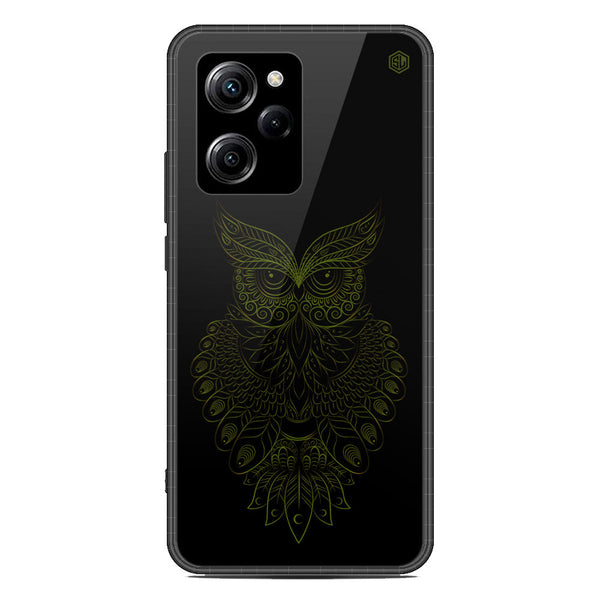 Golden Owl Design Soft Phone Case - Metal Case - Xiaomi Poco X5 Pro