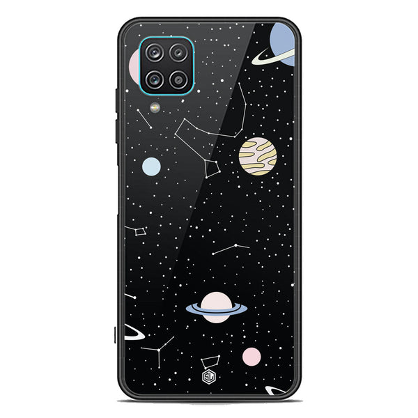 Space Series Soft Phone Case - Premium Glass Case - Design 1 - Samsung Galaxy A12 Nacho